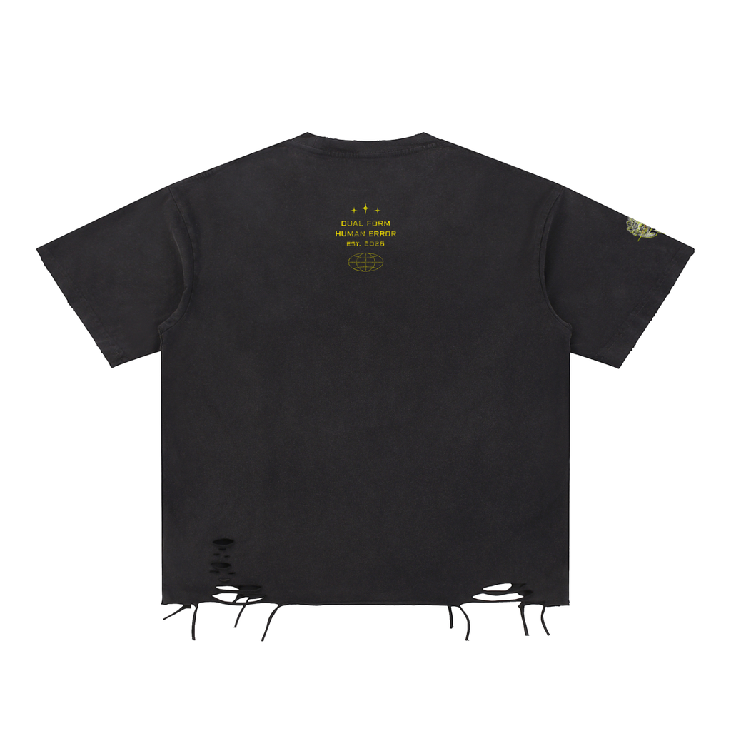 nuspecies,deityfc,streetwear,undergroundfashion,distressedtee,AvantStreetwear,GraphicTee,TechwearAesthetic