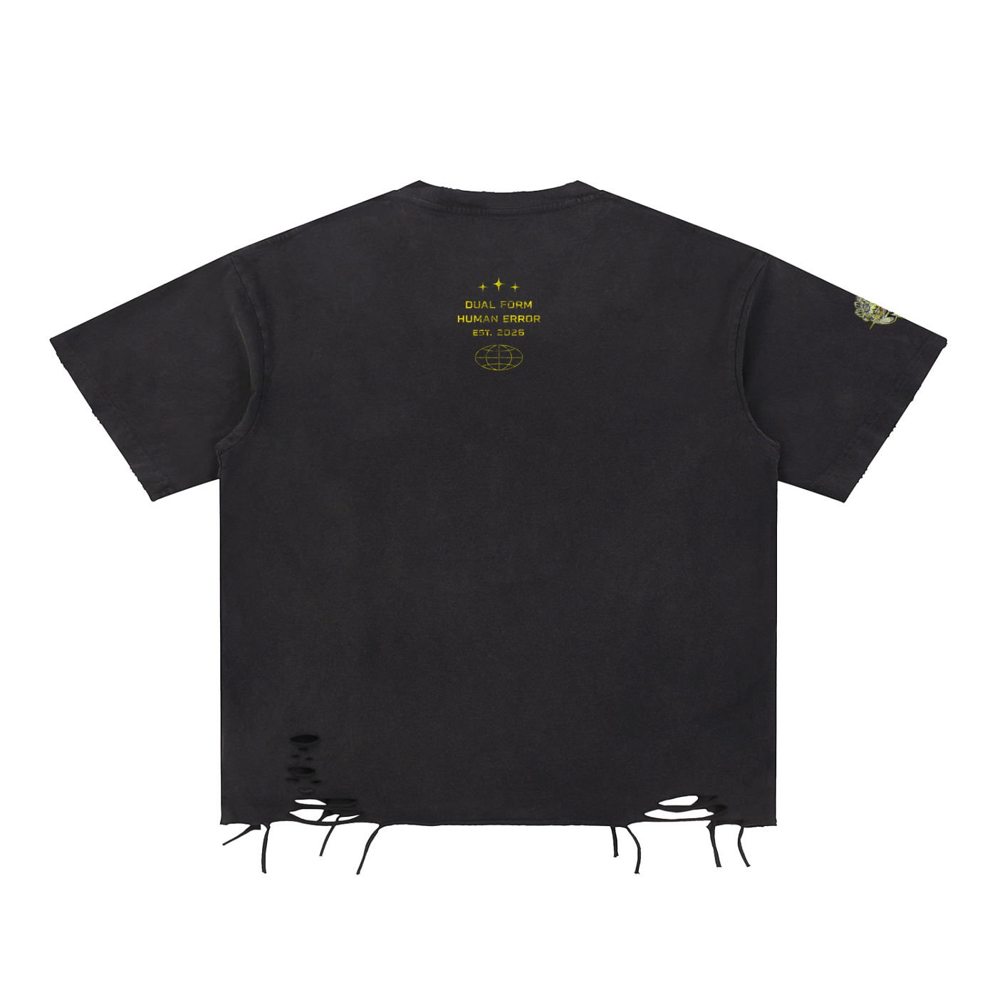 nuspecies,deityfc,streetwear,undergroundfashion,distressedtee,AvantStreetwear,GraphicTee,TechwearAesthetic