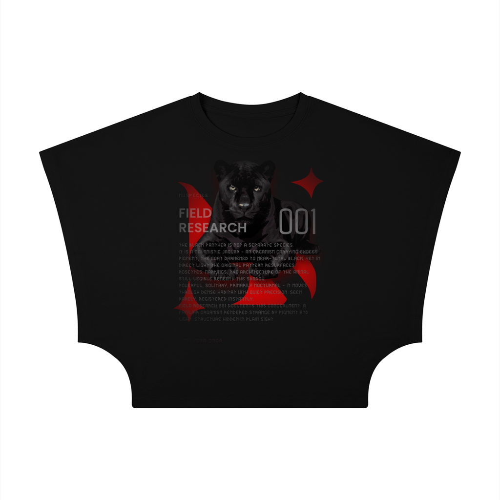 FIELD RESEARCH 001 — Panthera Onca Cropped Tee